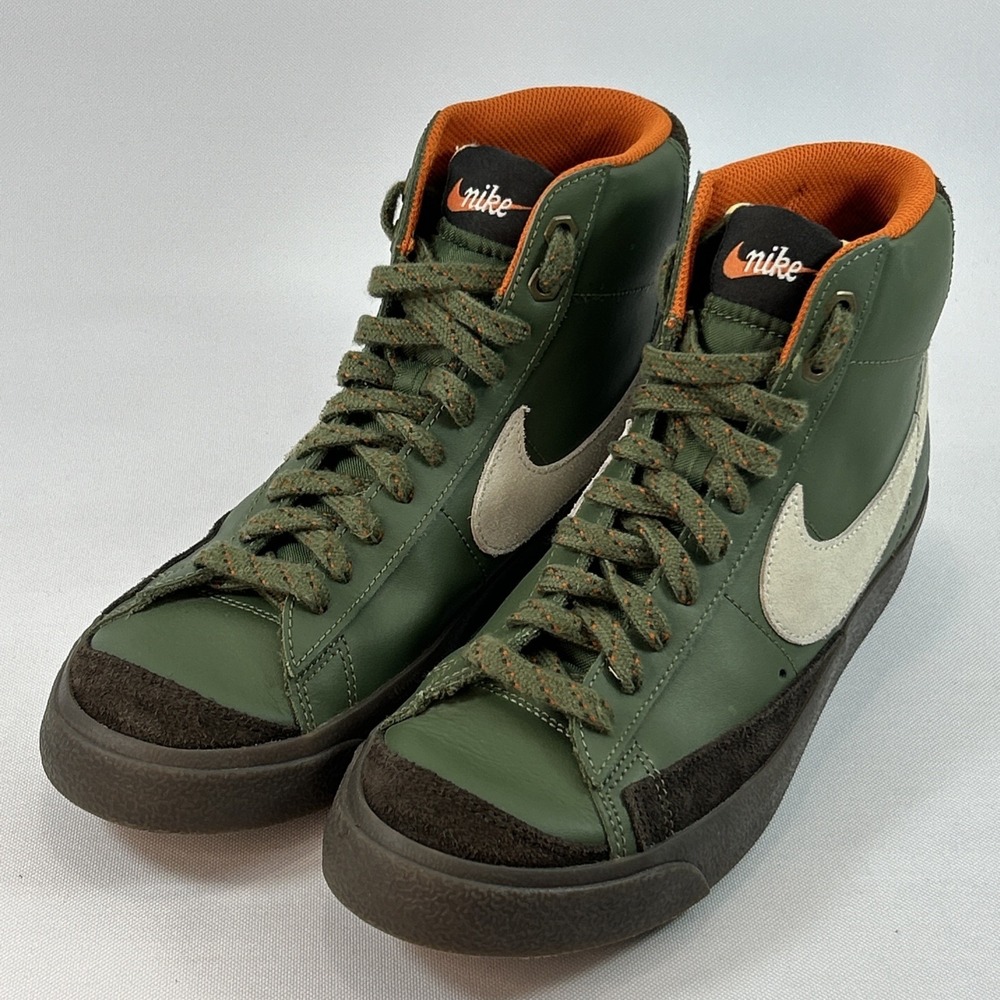 Nike Blazer Mid '77 Vintage Men's Sz 8M Army Olive Summit High Top DZ5176-300